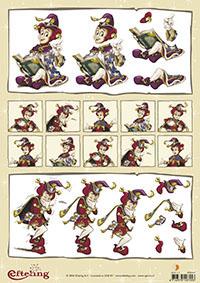 Efteling Pardoes cutting sheet