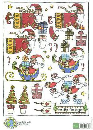Corrie's Santa Claus cutting sheet