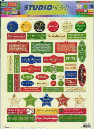 Christmas text cutting sheet 5