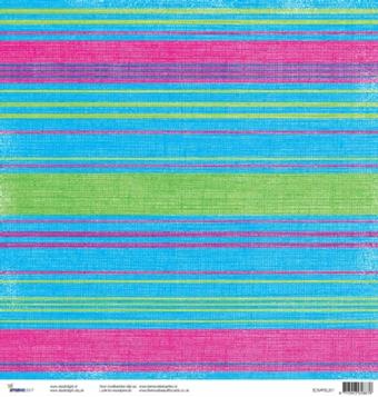 Scrapbooking-Bogen blaue Streifen