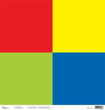 Scrapbook sheet blue blocks