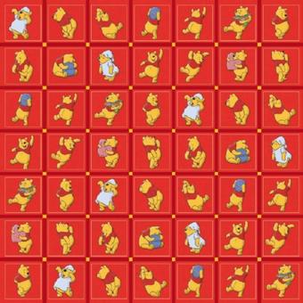 Scrap sheet Winnie the Pooh and the Bunderbos