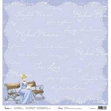 Scrapbooking sheet Fairytale blue