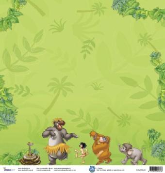 Scrapbooking sheet Elephant
