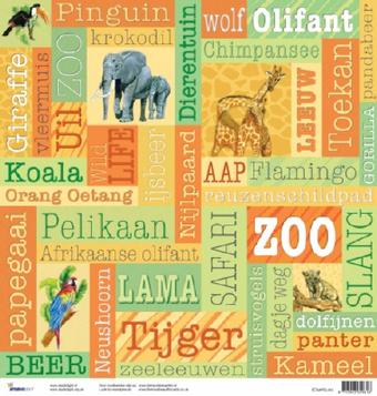 Scrapbook animal texts