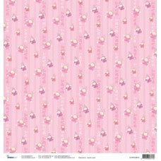 Scrapbooking sheet baby orange
