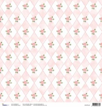 Scrapbook wedding flowers in stripes