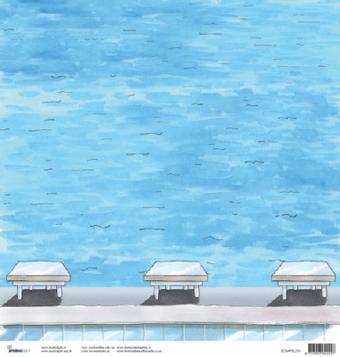 Scrapbook-Schwimmlinien