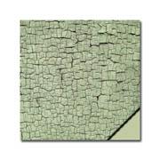 Scrapbooking sheet crackle green