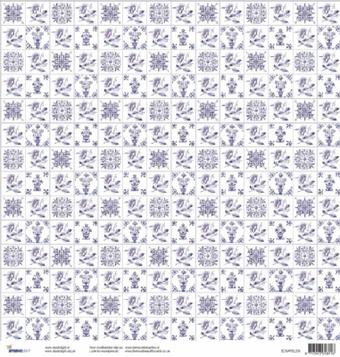 Delfter Blau Blumen Sammelalbum