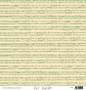 Scrapbook music sheet