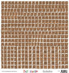 Scrapbook letters brown