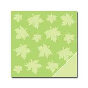 Scrapbooking sheet oak leaf green