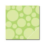 Scrapbooking sheet circles green