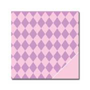 Scrapbook sheet diamond pink