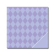 Scrapbook sheet diamond purple