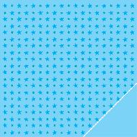 Scrapbooking sheet stars blue