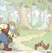 Scrapbook Efteling giant and Tom Thumb