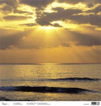 Beach sunset scrapbook