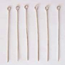 Silver-colored head pins