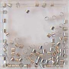 Quetschperlen 2mm silberfarben