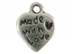 Charm-Herz mit Liebe gemacht