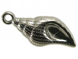 Muschelanhänger in Metalloptik
