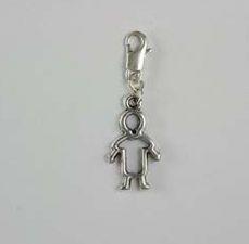 Charm Junge in Metalloptik