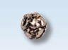 Metallperle rund Granat