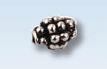 Metal bead small garnet