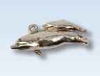 Dolphin with baby charm