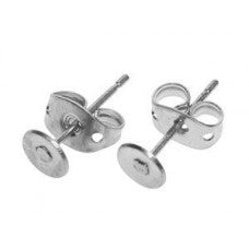 Ohrstecker mit kleiner flacher Scheibe