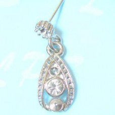 Pair of earrings for rhinestones no. 3