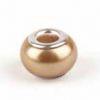 Pandora Style Bead Perle Goldschatten