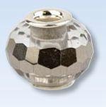 Pandora Style glass faceted crystal