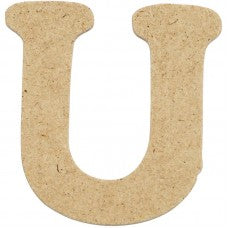 letter U mdf