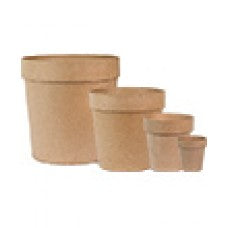 Paper mache flower pot set