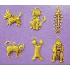 Embellishment ornament hond en poes