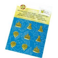 Verzierung Ornament Party Gold