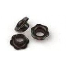 Ösen Blume 10mm schwarz