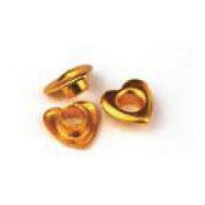 eyelets hart 10mm goud