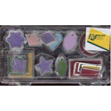 Kit labels vellum gekleurd