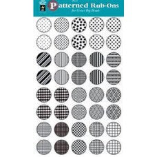 Rub on patterned black