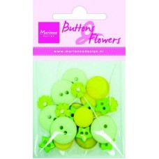 Buttons & Flowers Light Green