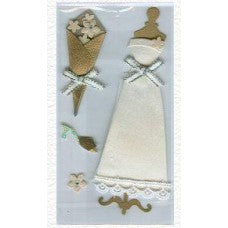Embellishment witte jurk