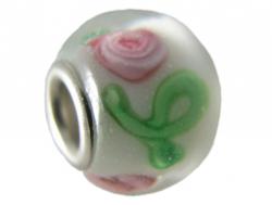 Pandora Style glas wit met krul